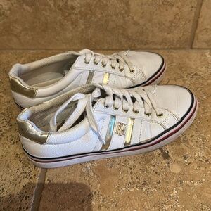 Tommy Hilfiger Women Sneakers leather white size 5.5